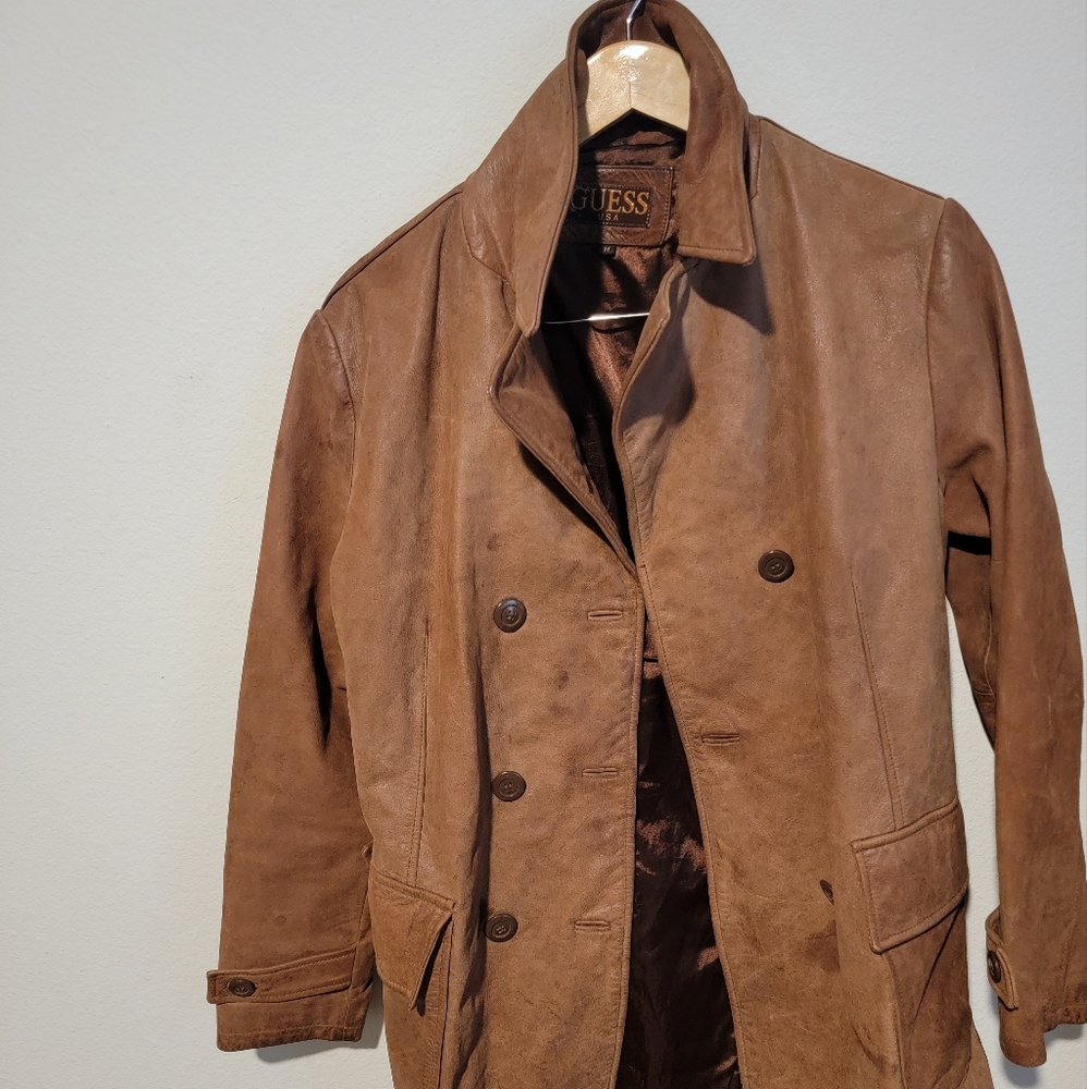 Retro Guess Leather Jacket